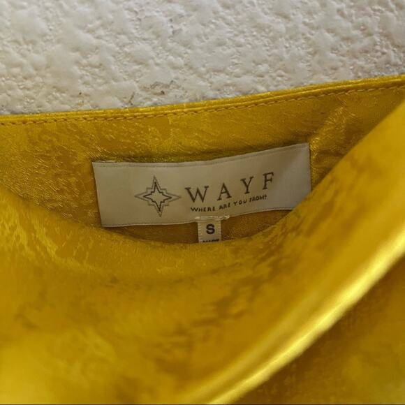 WAYF Snake Print Cowl Neck Satin Camisole Slip Tank Top Edgy Small - Picture 5 of 7